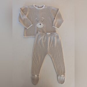 Mon Caramel | Knit Footed Set